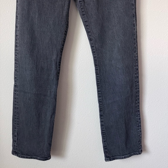 Madewell 90”s Straight Leg Classic Black Denim Jeans - Picture 3 of 12